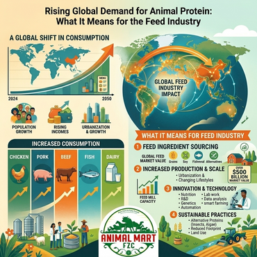 Rising Global Demand for Animal Protein: What It Means for the Feed Industry