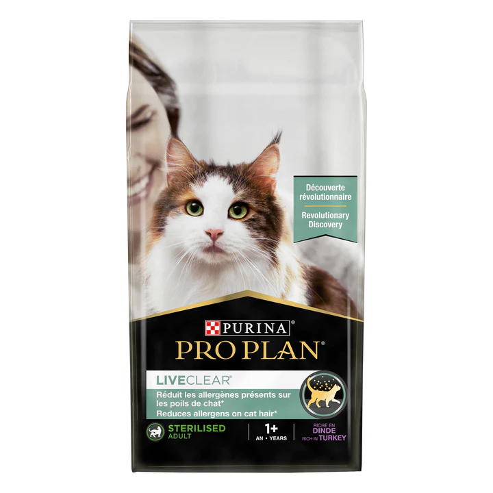 Pro Plan Liveclear Sterilised Adult Turkey 1.4kg