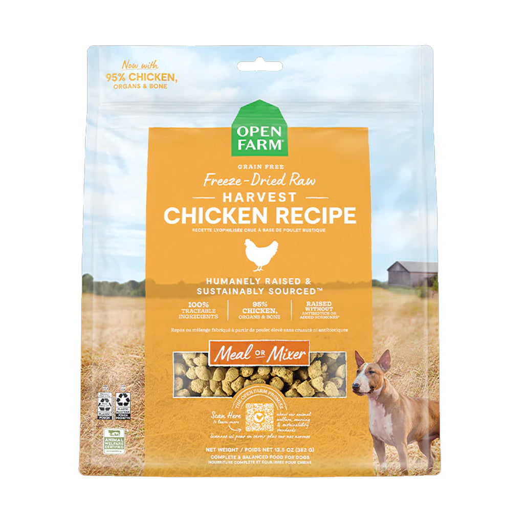 Open Farm Freeze Dried Harvest Chicken Recipe Dry Dog Food 99G