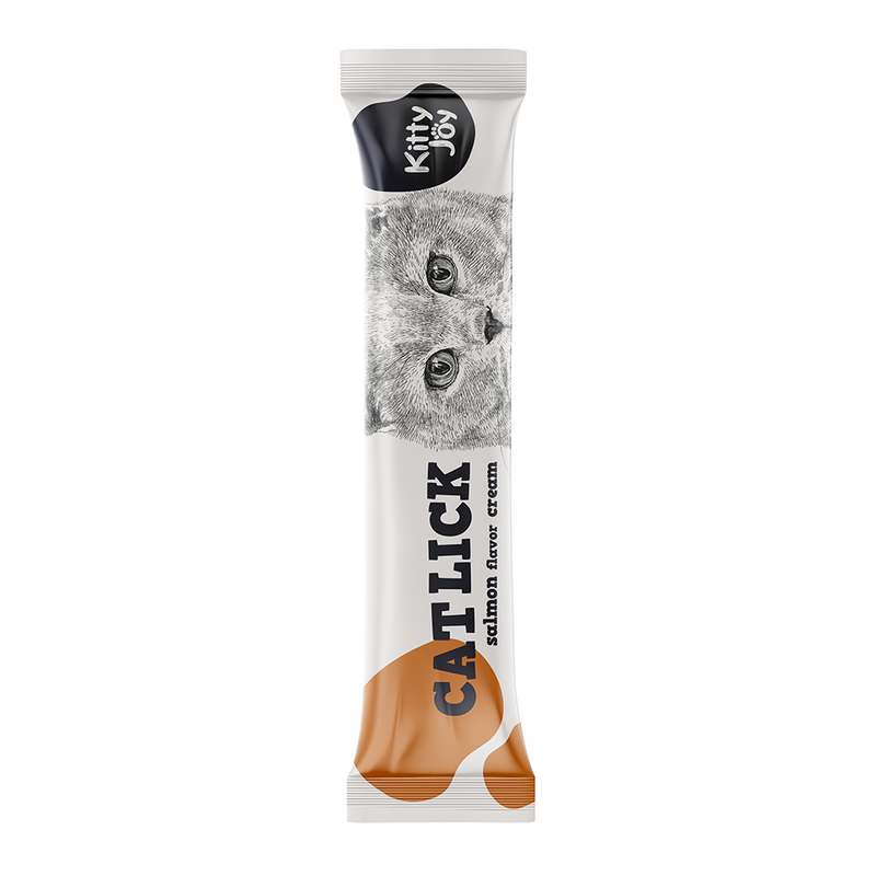 Kitty Joy Cat Lick Chicken + Salmon Flavor Cream Cat Treats (4x15g) 60g