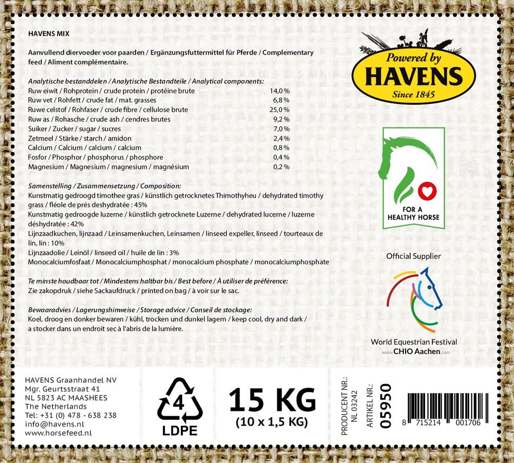 HAVENS MIX - 15KG