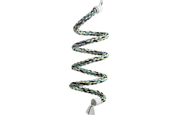Flamingo Twister Perch Cotton Bird Twist Swing