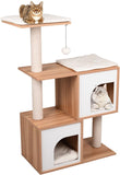 Flamingo Dana BrownWhite Cat Scratching Tree 74x35x107cm