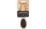 Flamingo Bristle & Pin Babu Cat Brush Small