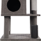 Flamingo Aurora Grey Cat Scratching Tree 80x70x171cm