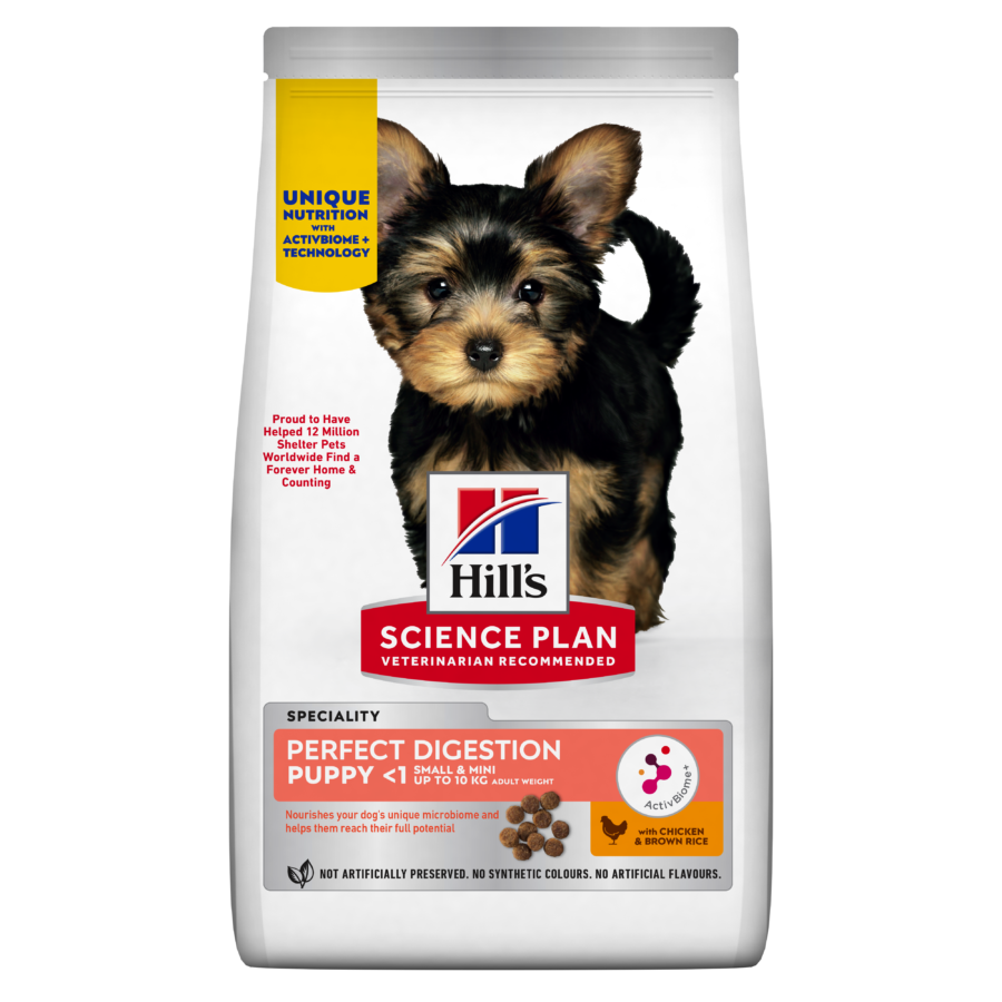 Hill’s Science Plan Perfect Digestion Small & Mini Puppy Dry Food 3kg