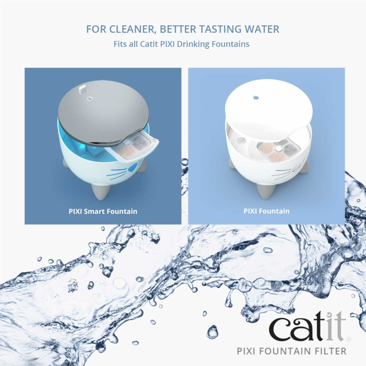 Catit Pixi Fountain Filter Cartridge - 3 pack