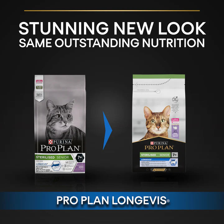 PRO PLAN Sterilised Senior 7+ Year Cat Turkey 1.5kg
