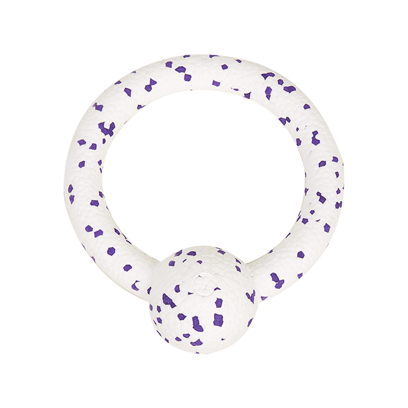 FOFOS Durable Puller with Ball Dog Toy White