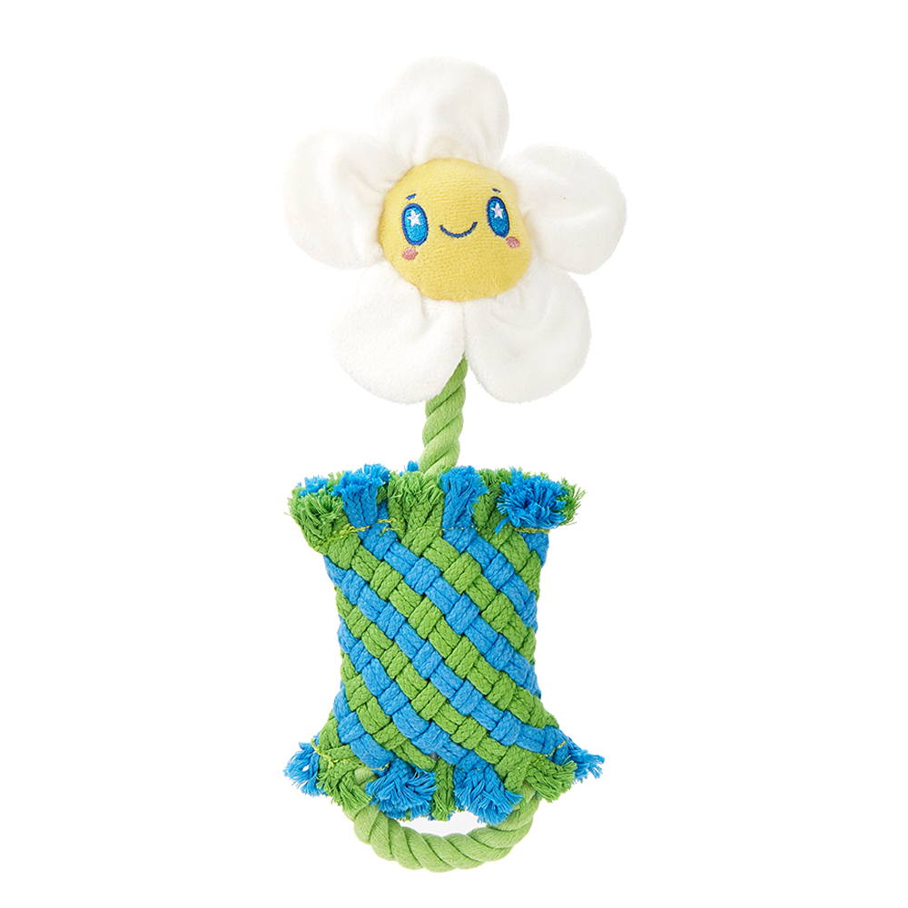 FOFOS Flower Rope Puppy Toy