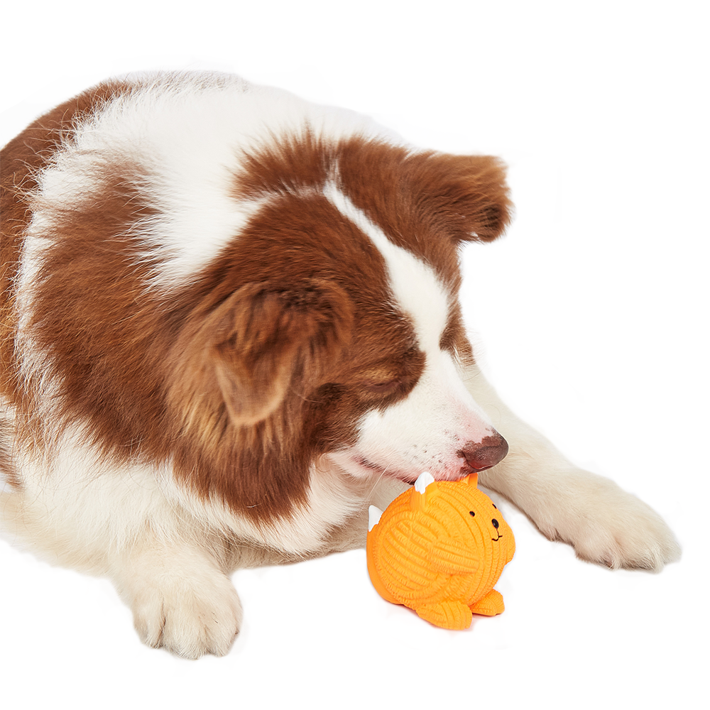FOFOS Fox Ball Latex Dog Toy