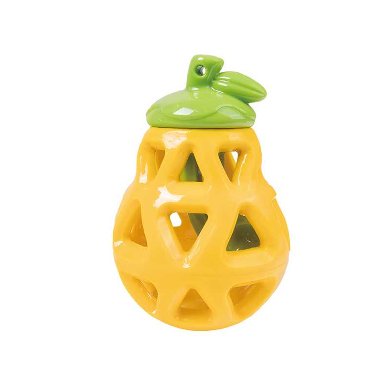 FOFOS Fruity Bites Pear Treat Dispensing Dog Toy