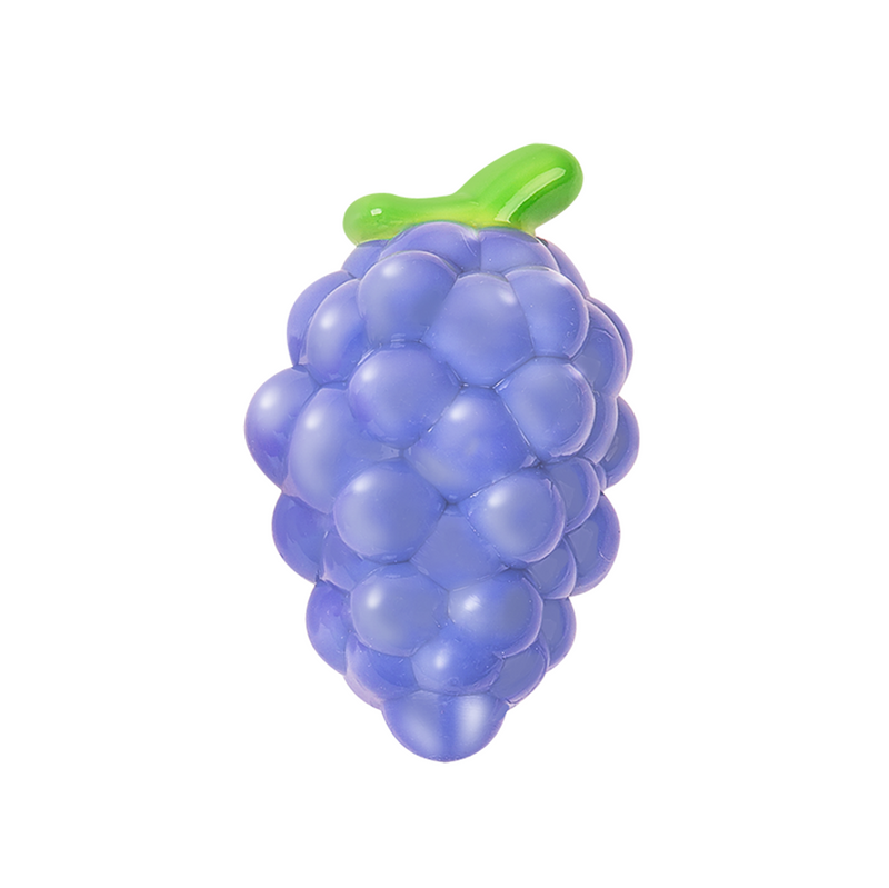 FOFOS Tough Fruit Squeaky Crazy Grape Dog Toy