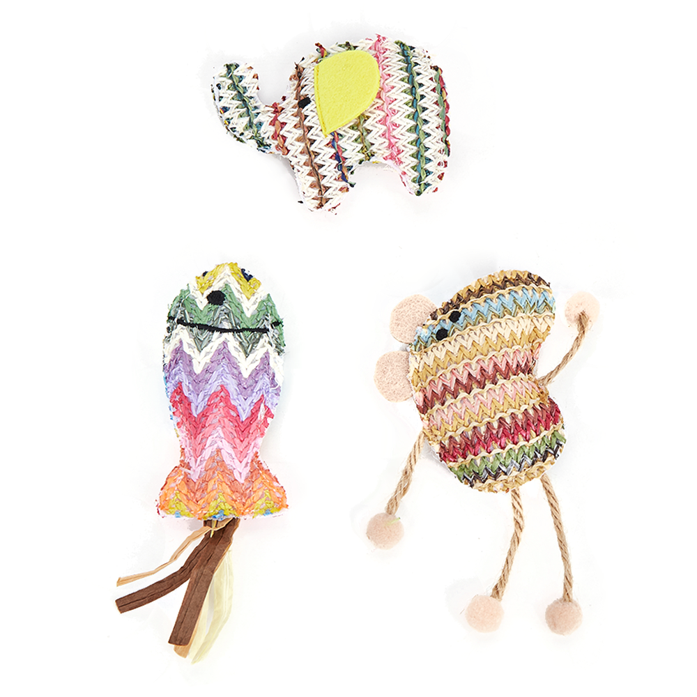 FOFOS Interactive Chic 1 Cat Toy 3pk