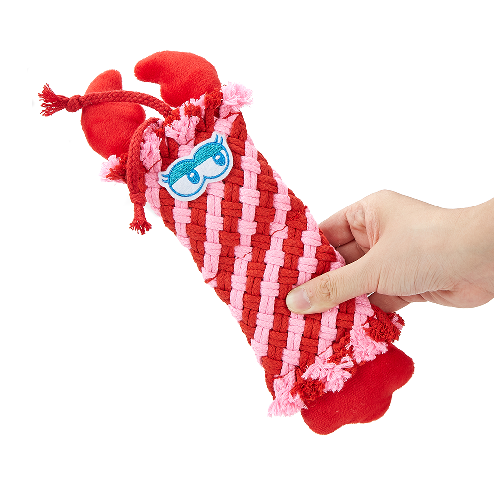 FOFOS Lobster Rope Puppy Toy