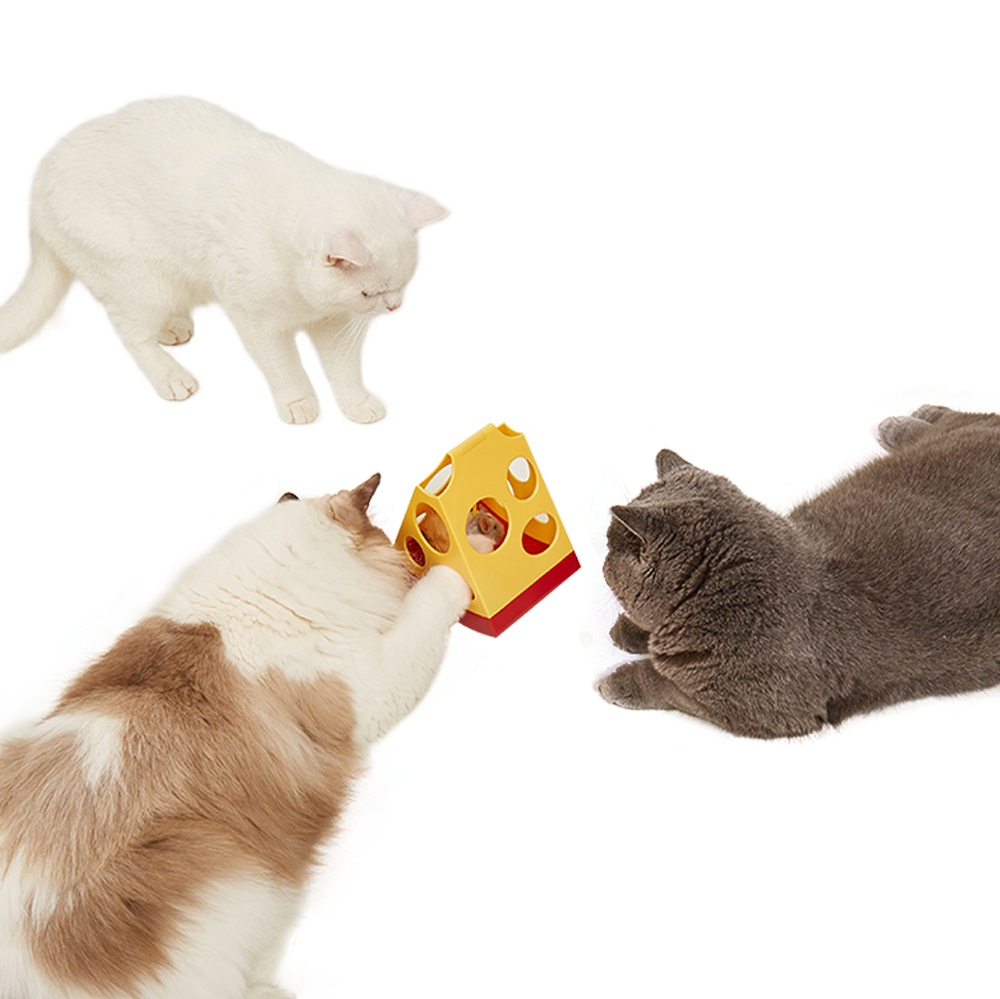FOFOS Mouse in Cheese Interactive Cat Toy