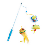 FOFOS Replaceable Hungry Kittens Cat Wand Cat To