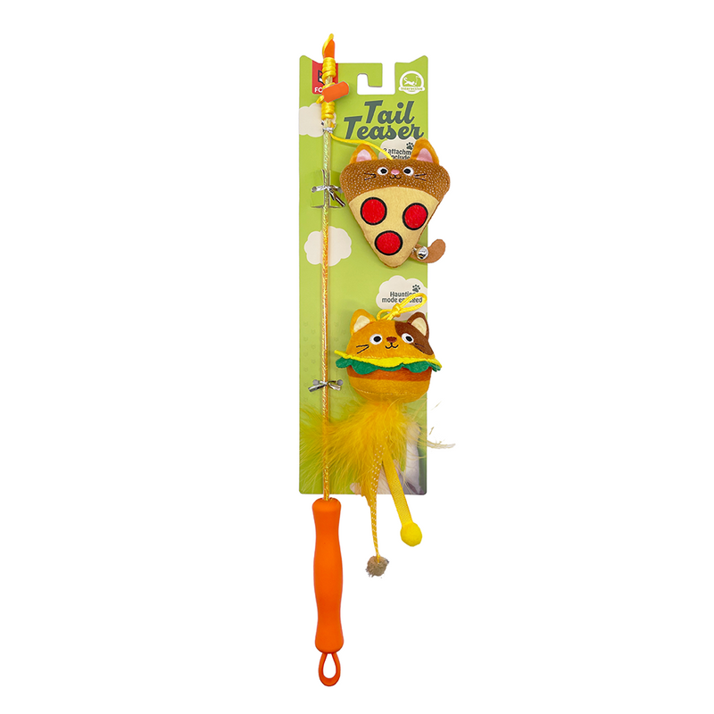 FOFOS Replaceable Meow Fast Food Cat Wand Cat