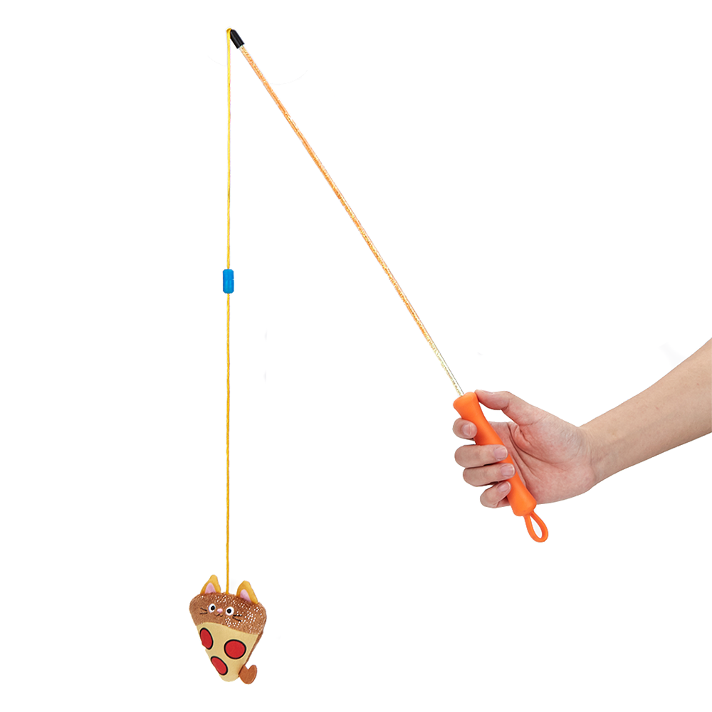 FOFOS Replaceable Meow Fast Food Cat Wand Cat