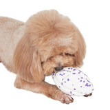 FOFOS Rugby Ball Fetch Dog Toy White