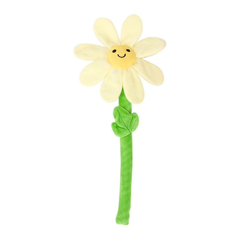 FOFOS Sunflower Crinkle Rope Dog Toy