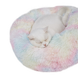 FOFOS Tie Dye Donut Pet Bed