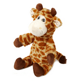 FOFOS Wildlife Plush Giraffe Dog Toy