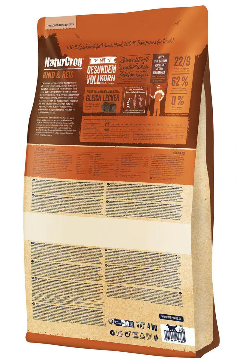 Happy Dog Naturcroq Beef & Rice