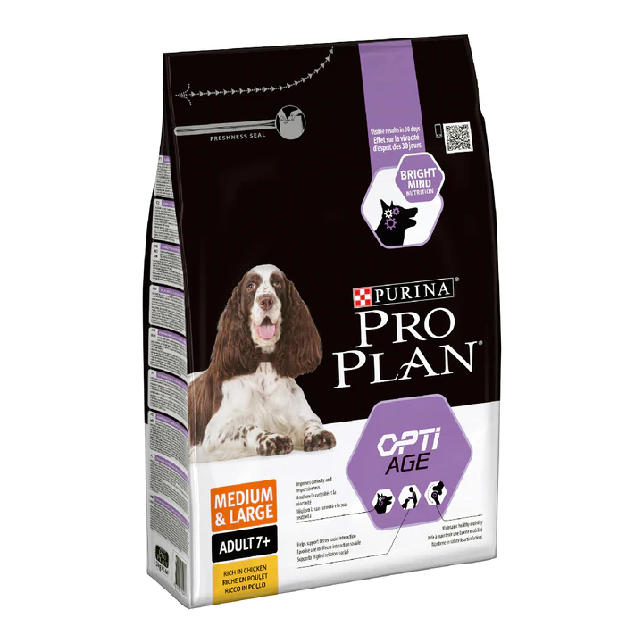 PRO PLAN Medium And Large Adult 7+ Dog Chicken With Optiage