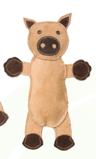 Suede Pig toy