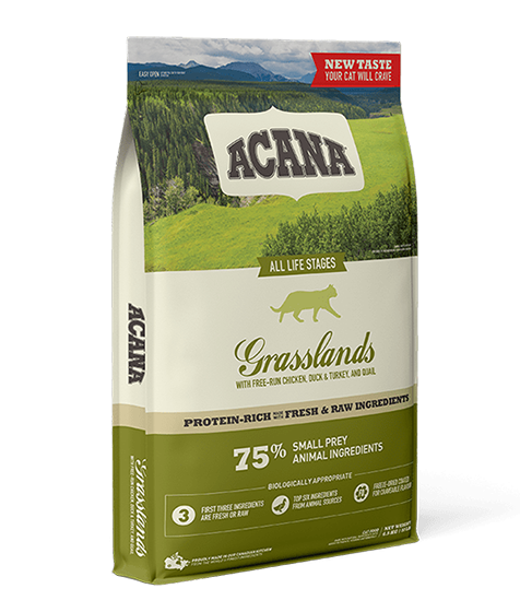 Acana Grasslands Free-Run Chicken & Turkey All Life Stages Dry Cat Food