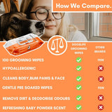 DogsLife Scented Grooming Dog Wipes 100pcs