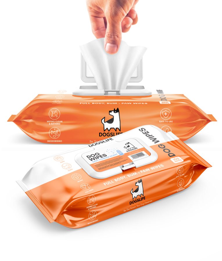 DogsLife Scented Grooming Dog Wipes 100pcs