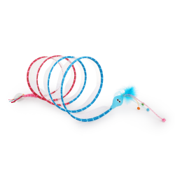 Modern Cat-Spiral Cat Tunnel BluePink