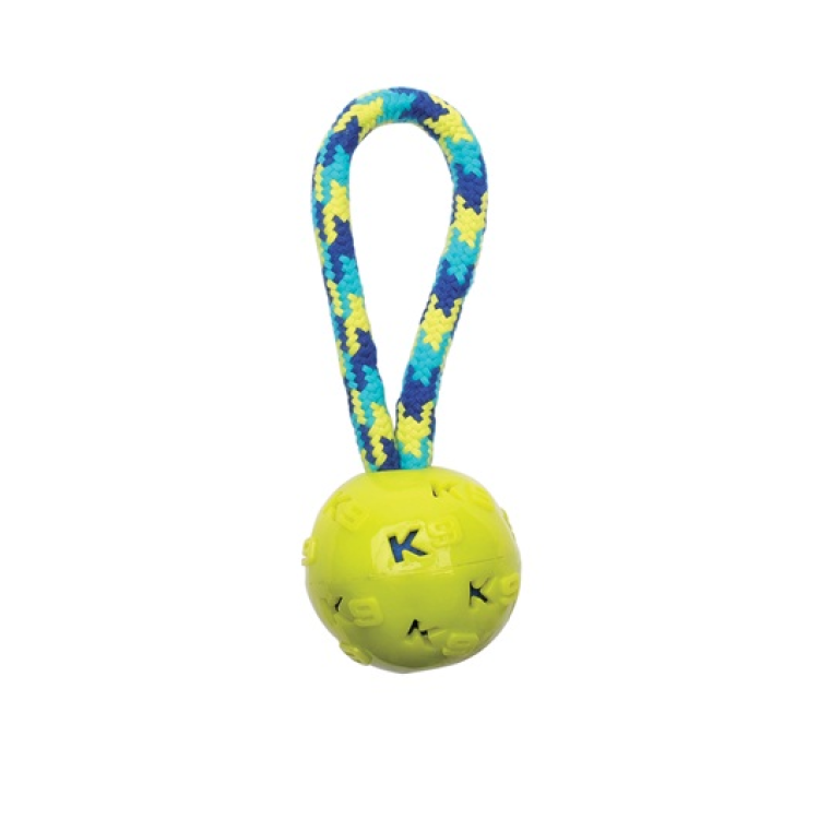K9 Fitness by Zeus TPR and Rope Ball Tug