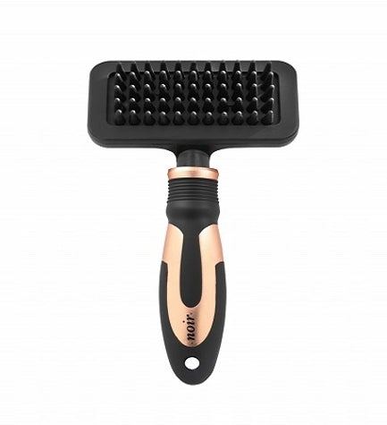 ebi Noir Massage Brush with Rubber Pins for Pets