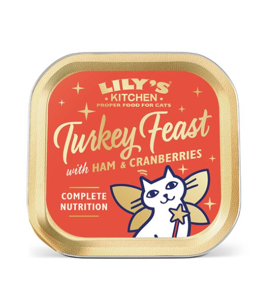 Lily's Kitchen Cat Christmas Turkey and Ham Feast 85G
