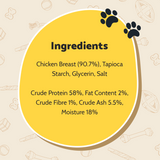 Chewy Chicken Fillets 80g