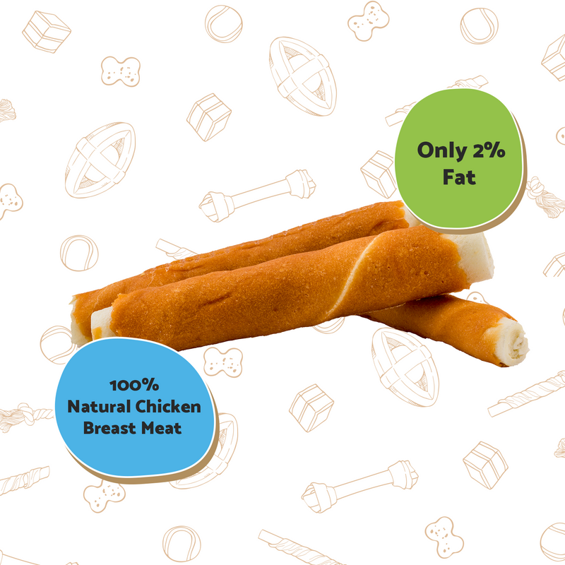 Jumbo Chicken Chewy Twists 100g