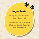 Chewy Duck Twists 90g