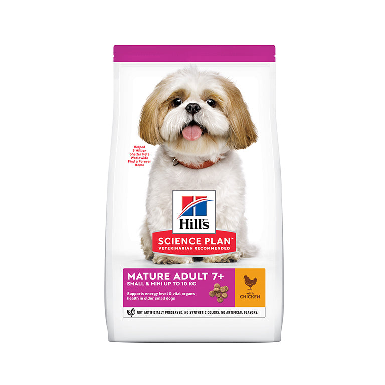 Hill’s Science Plan Small & Mini Mature Adult 7+ Dog Food With Chicken 3kg