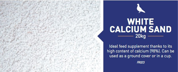 White Calcium Sand 20kg