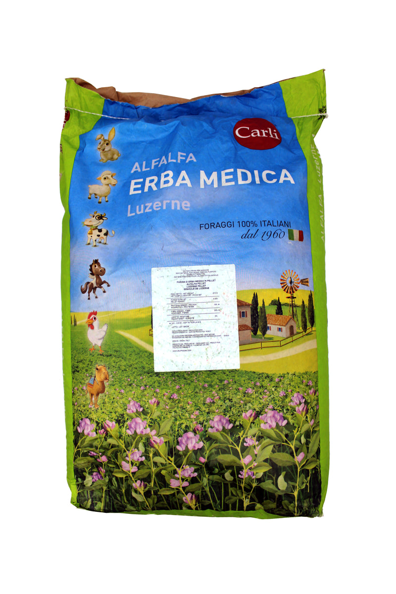 Italian Alfalfa (6mm pellets) - 25 kg