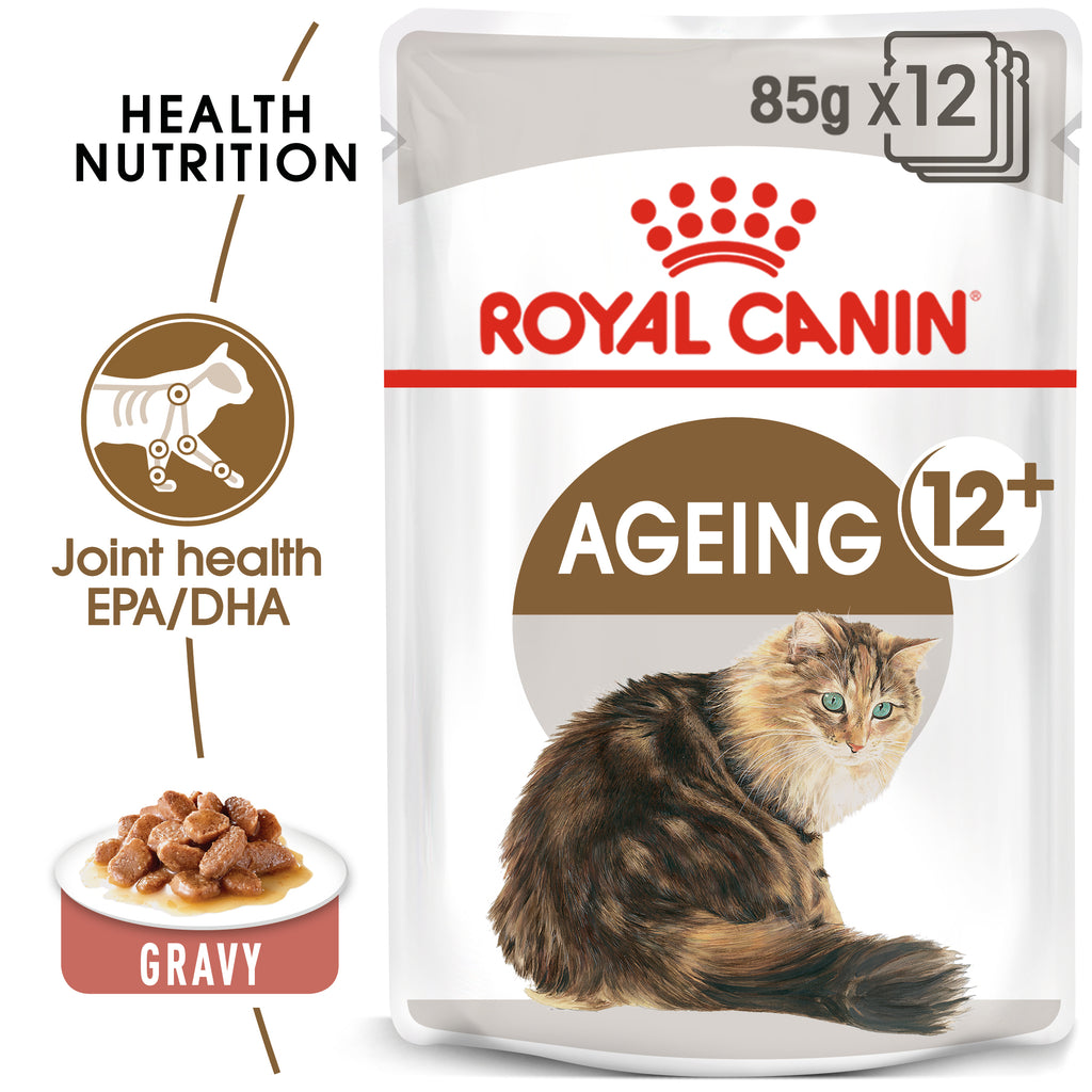 Royal Canin Ageing 12+ Years in Gravy Wet Food Pouches