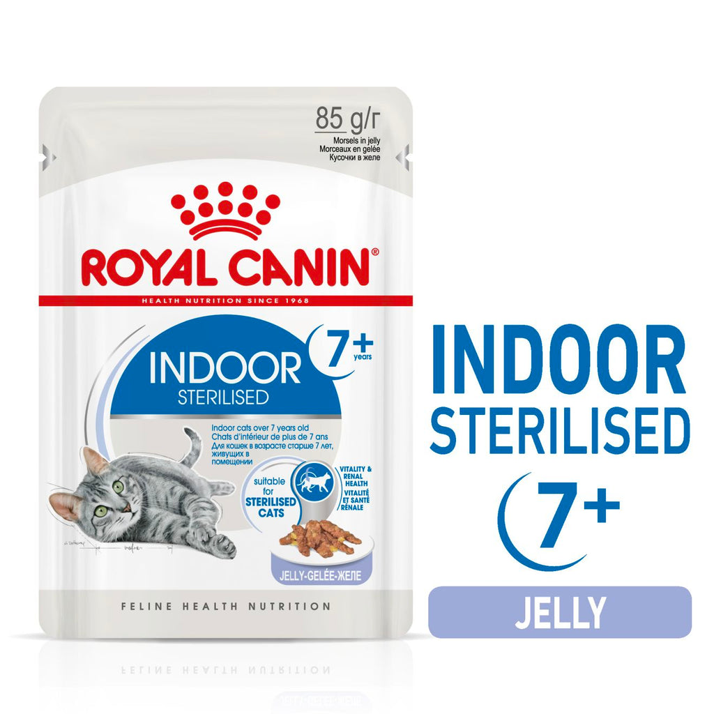 Feline Health Nutrition Indoor 7+ Jelly Wet Food Pouches