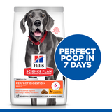 Hill’s Science Plan Perfect Digestion Large Breed Adult 1+ Dog Food With Chicken And Brown Rice 14kg