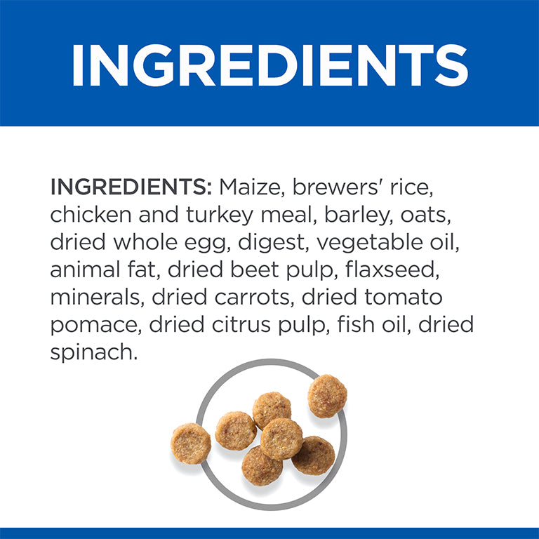 Hill’s Science Plan Senior Vitality Small & Mini Mature Adult 7+ Dog Food With Chicken & Rice