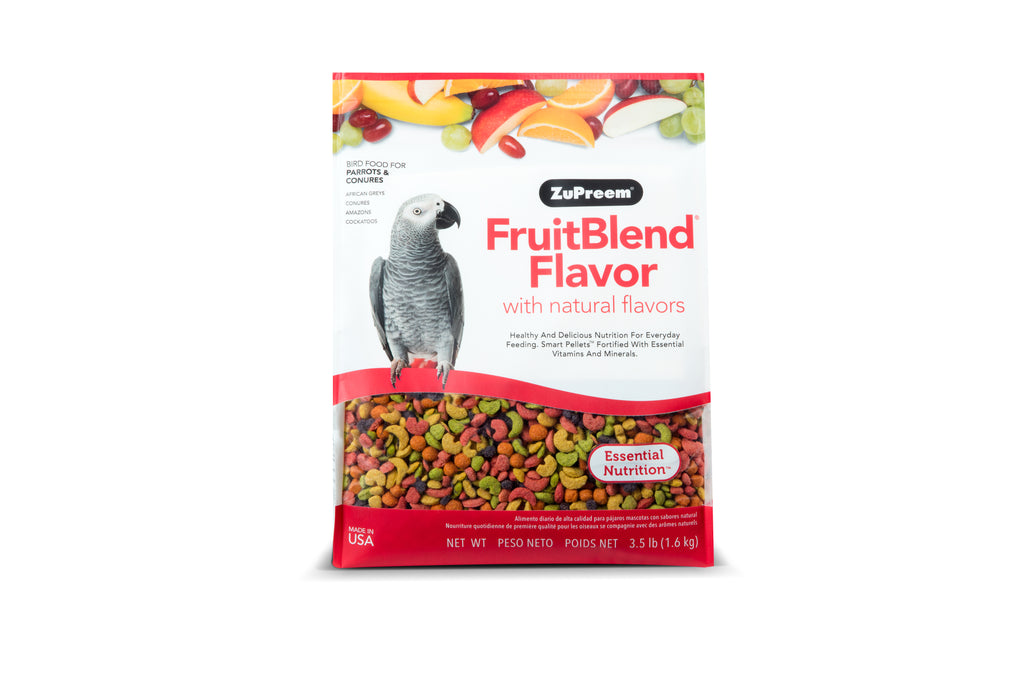 Zupreem FruitBlend Flavor Medium & Large Parrot Food