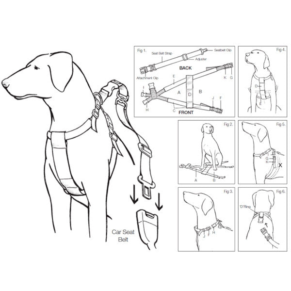 Dog Car Harness