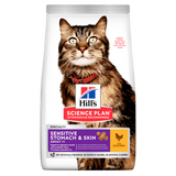 Hill’s Science Plan Sensitive Stomach & Skin Adult Cat Food With Chicken